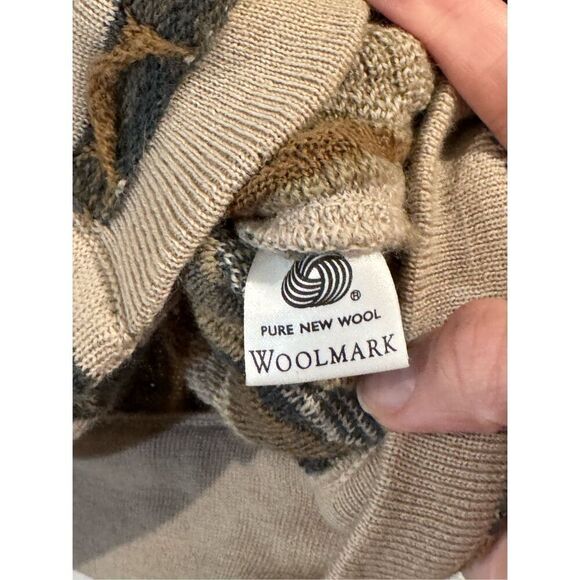 Purely Australian Clothing Co. 100% Pure New Wool Coogi Style Vest Men's Large - Picture 3 of 13